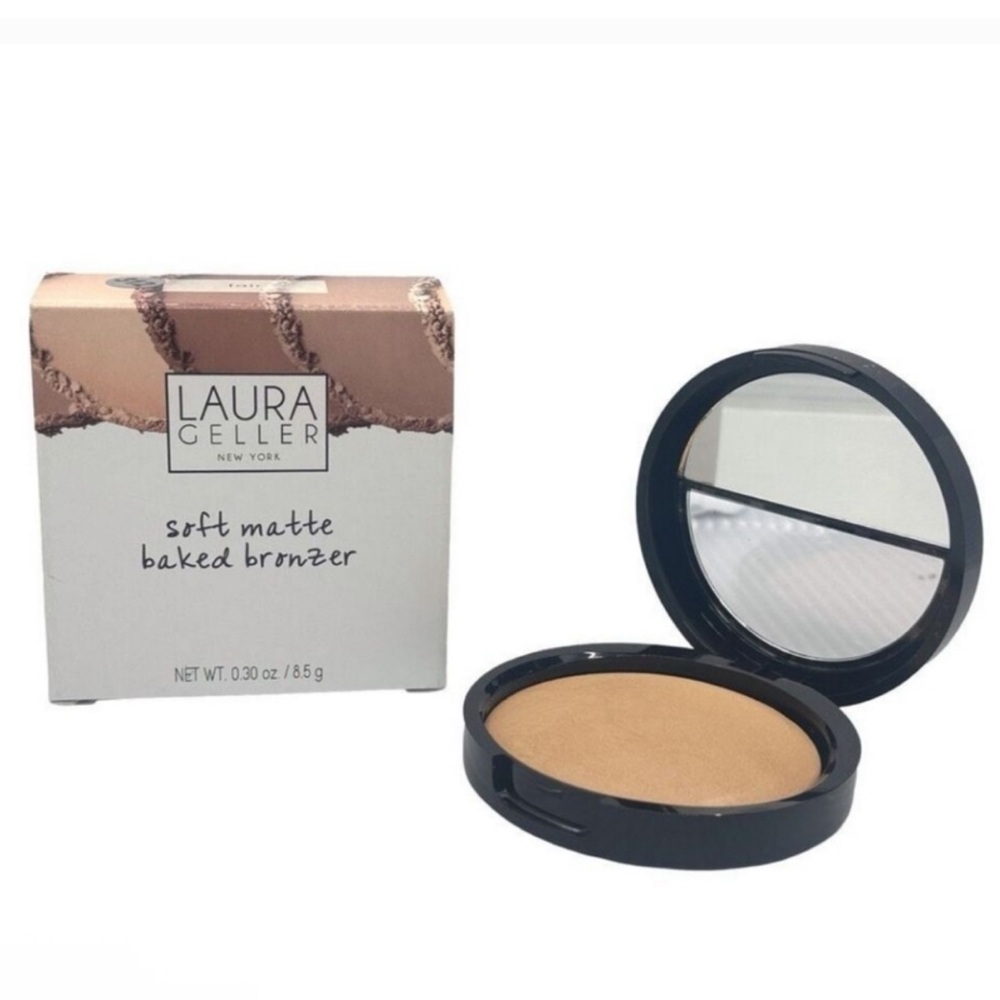 Laura Geller Soft Matte Baked Bronzer in Fair NIB Retails:$32